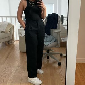 Aritzia Wilfred The Effortless Cropped Pant - Black - 2